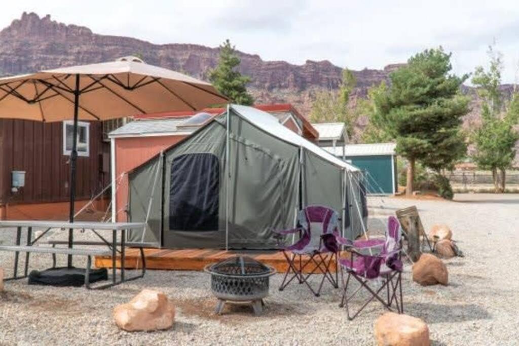 Moab Rv Resort Glamping Setup Tent In Rv Park #4 Ok-T4 Dış mekan fotoğraf