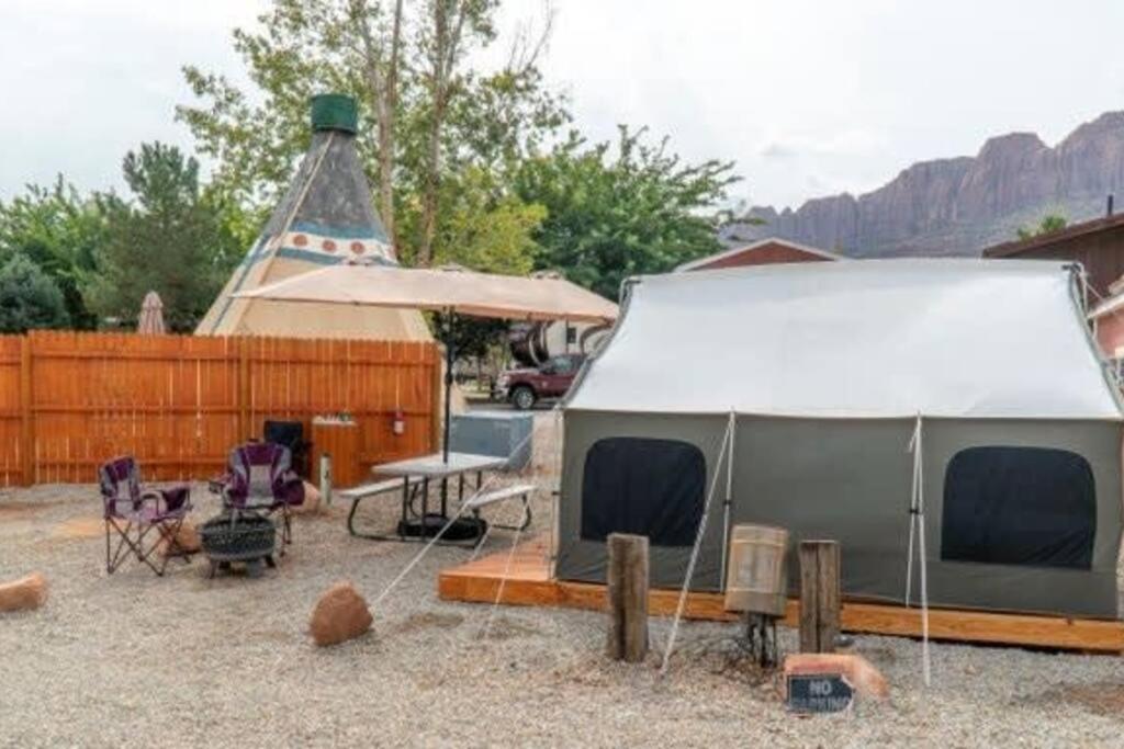 Moab Rv Resort Glamping Setup Tent In Rv Park #4 Ok-T4 Dış mekan fotoğraf